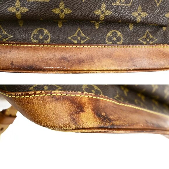 LOUIS VUITTON Montsouris GM Backpack Bag Monogram Leather Brown M51135 85YG509 main image 8